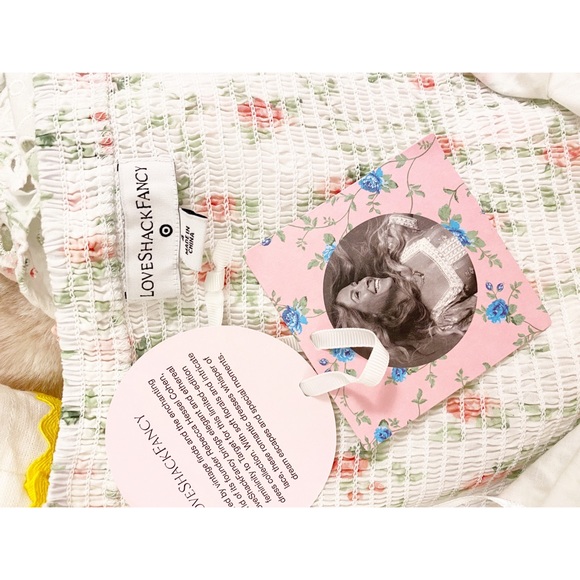 NWOT {LoveShackFancy x Target} Clementine Eyelet Dress - Picture 4 of 12